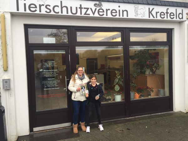 Tierheim Krefeld Schülerin spendet